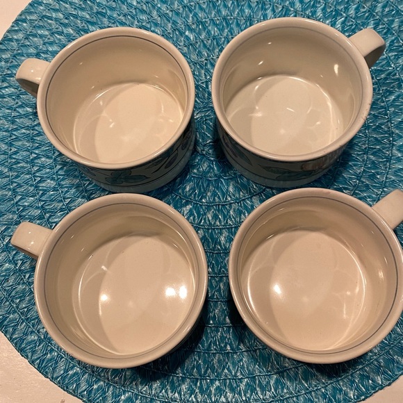 Vintage Mikasa Set of 4 Intaglio Golden Harvest Mugs - Picture 3 of 4